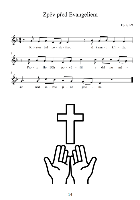 Velikonoční triduum - Zpěvy k obřadům