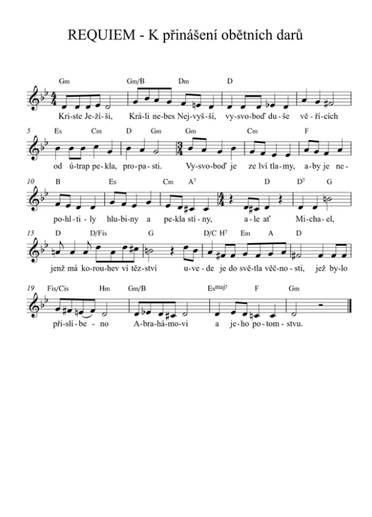 Pohřební zpěvy s varhanním doprovodem