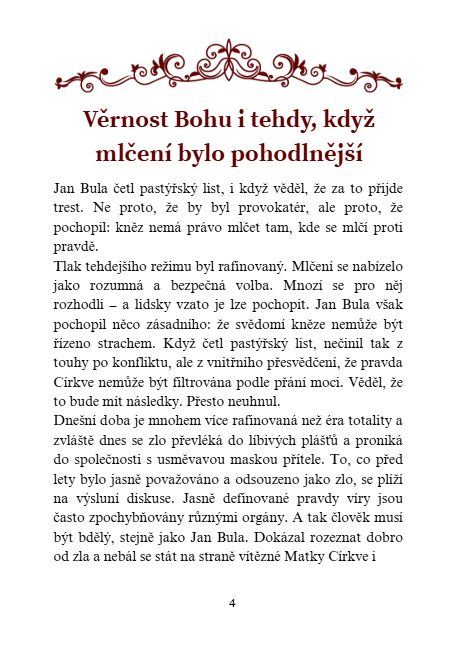 NEZLOMENI - Duchovní inspirace podle mučedníků Jana Buly a Václava Drboly