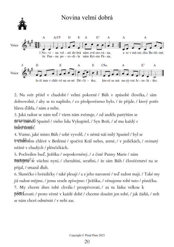 Zapomenuté české koledy - Formát: A4